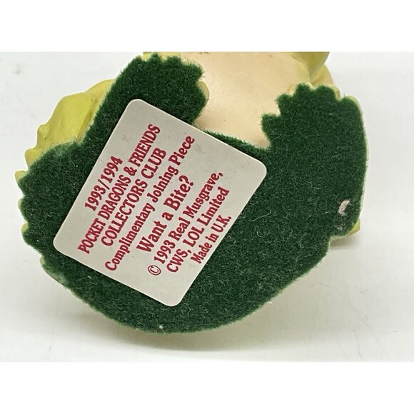 Pocket Dragon "Wanna Bite" Figurine by Real Musgrove Vintage Collectors Club 93" - Picture 12 of 14